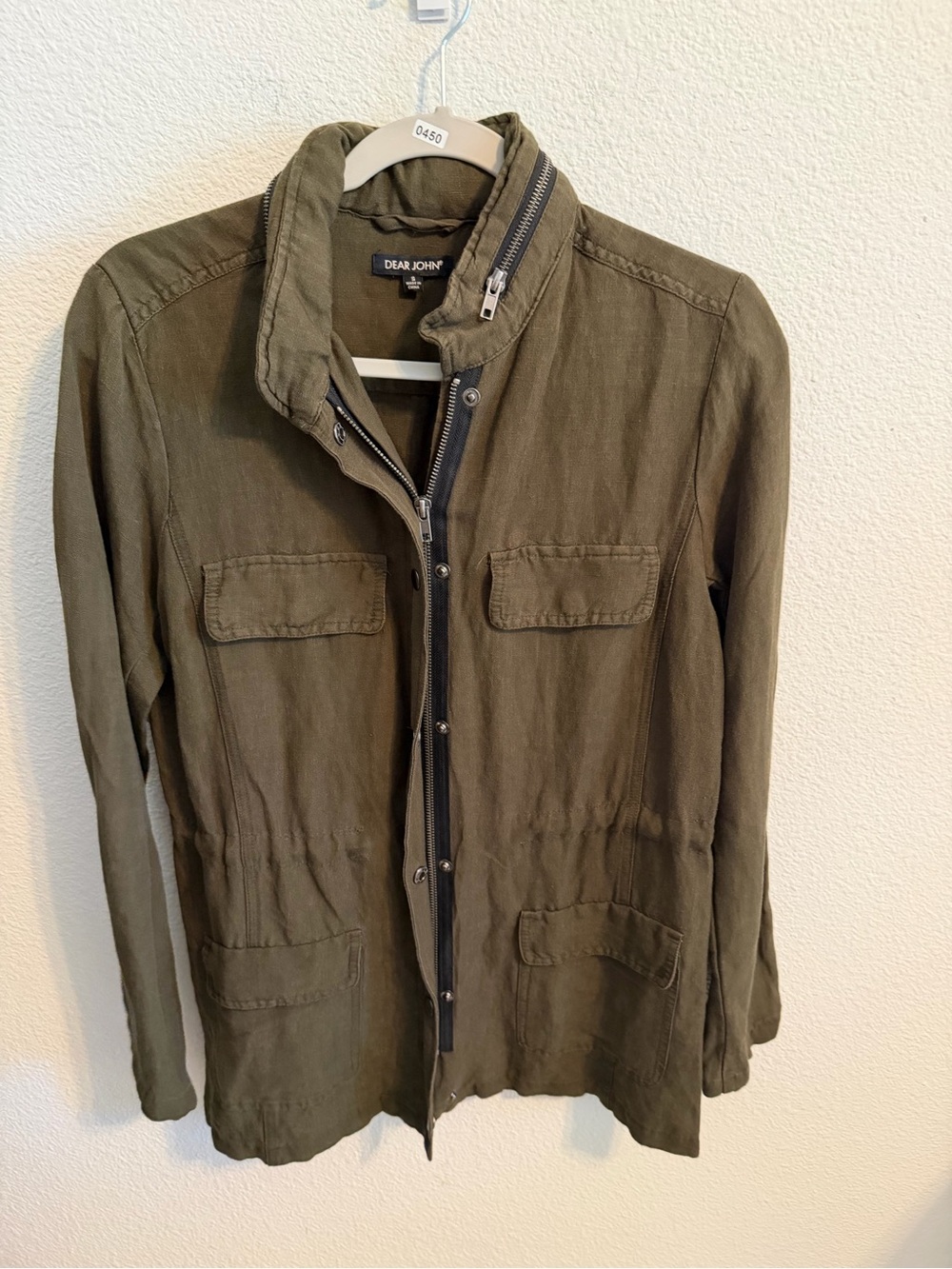Dear John Men's Olive Green Field Jacket